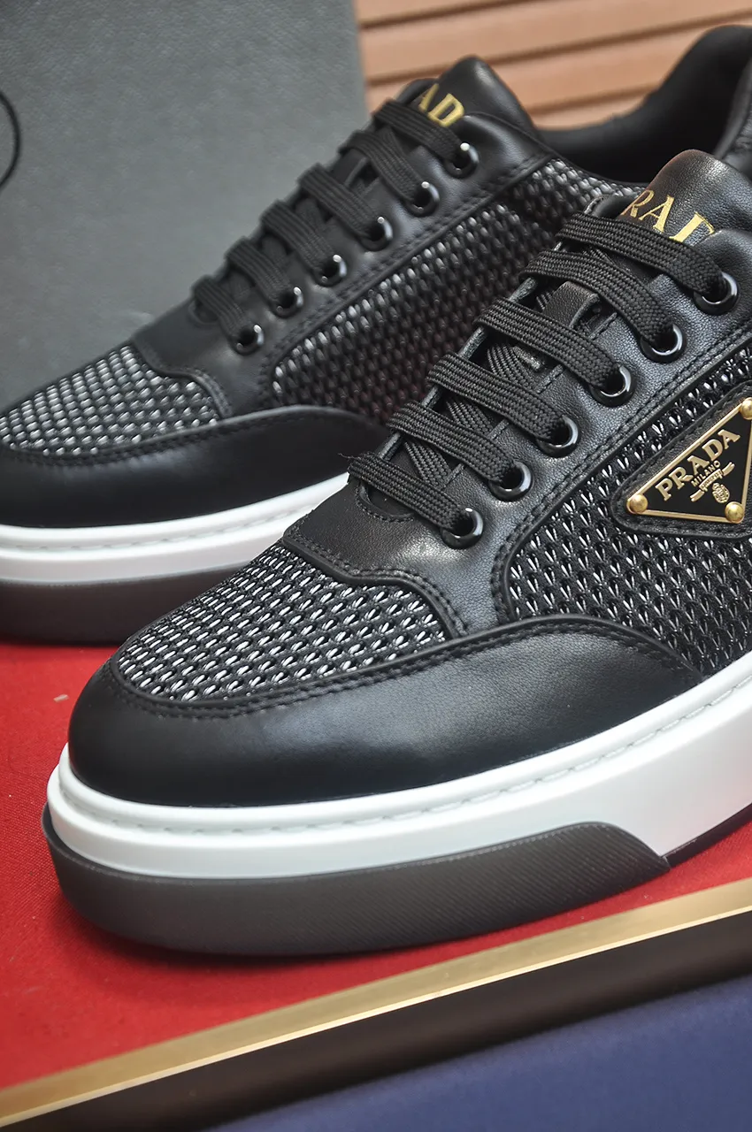 Men's shoes 💰580💶【PRADA】Top original, new season, high quality original goods, top imported calfskin with original imported glue, imported cowhide inside with original cowhide feet, original outsole! Quality guaranteed! Code 38-45 (45 customized)
